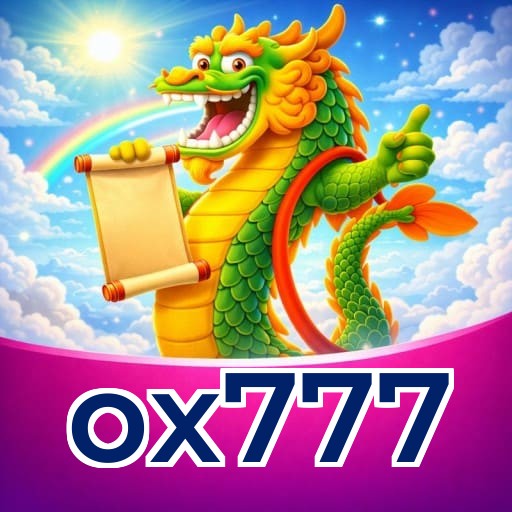 Interface do aplicativo ox777 mostrando jogos disponíveis no iOS e Android